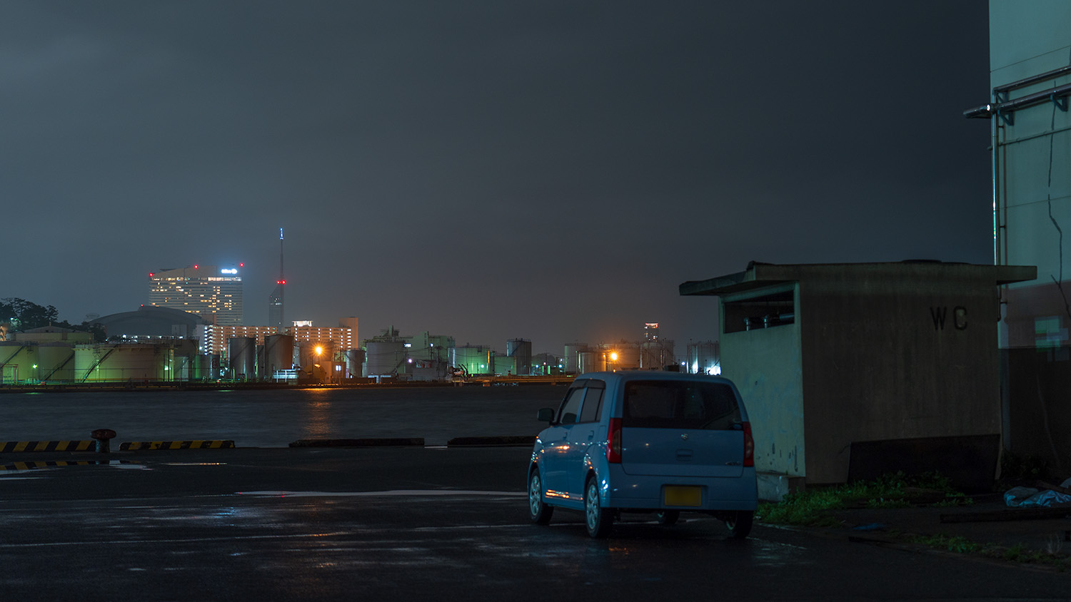 須崎埠頭から見た夜景