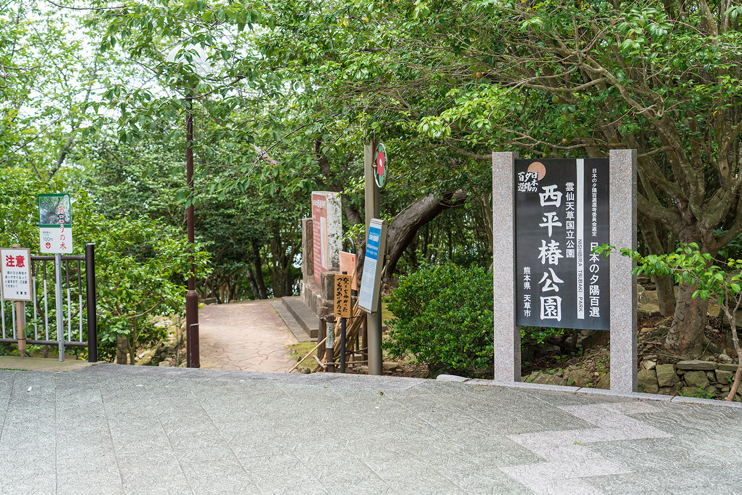 西平椿公園への入口