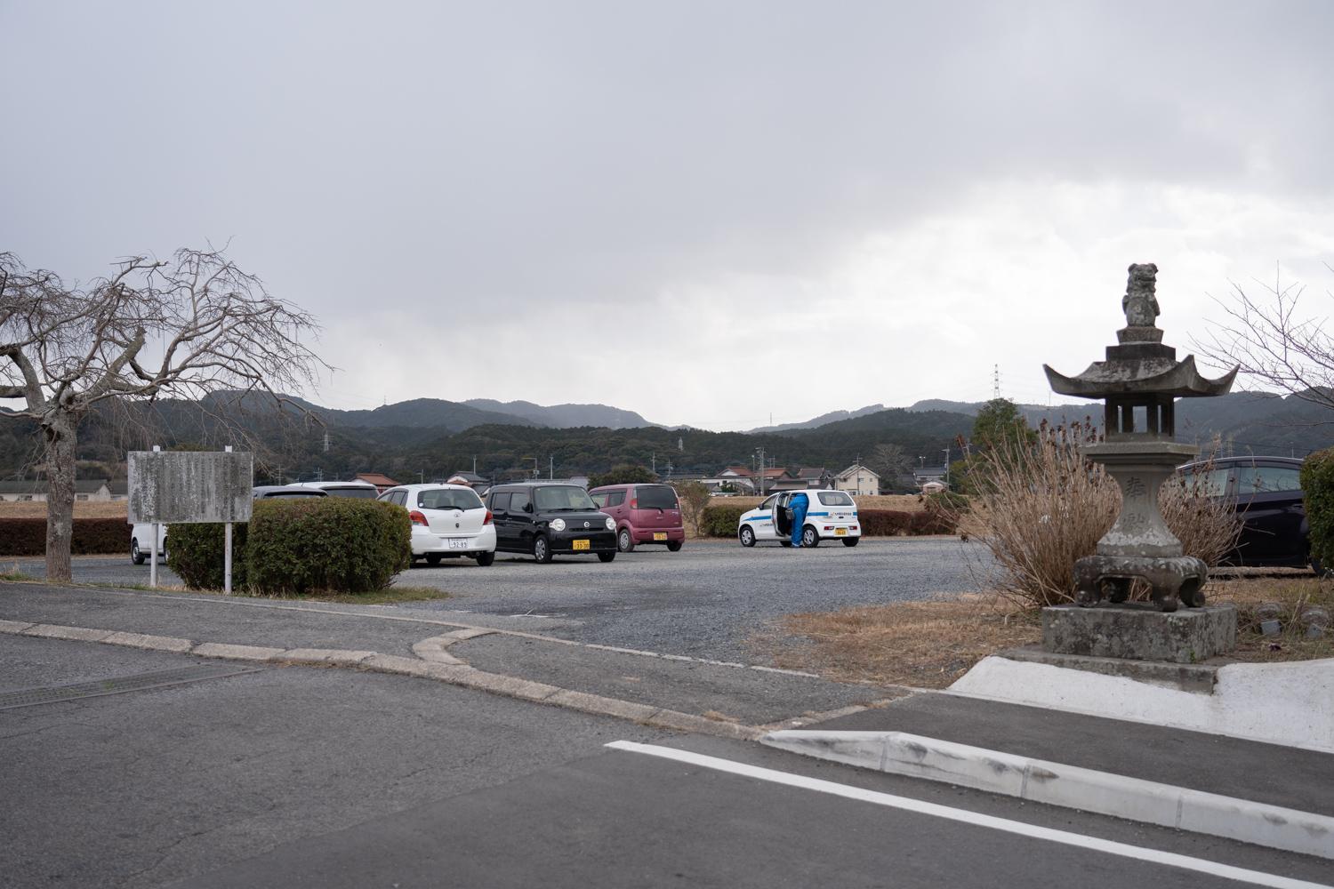 波多川公園注車場